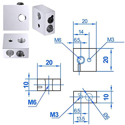 22pcs/Lots A8&A2 3D Printer Part for MK8 Makerbot Reprap