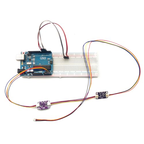 Minidodca I2C Qwiic Cable Kit Stemma QT Wire for SparkFun Development Boards Sensor Board Breakout Breadboard 4 Pin Sh1.0 Connector+2Pcs Alligator Clip Test Leads - size: 4 Pin Sh1.0 Connector