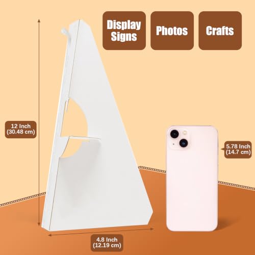 Lineco Cardboard Easel Backs, Self Stick Stand, 12 Inch, White, 25 Pack - color: White, size: 12"