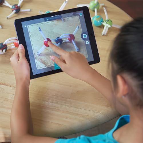 Happy Atoms Magnetic Molecular Modeling Complete Set | Intro to Atoms, Molecules, Bonding, Chemistry | Create Thousands of Molecules, 216 Activities, Plus Free Educational App for iOS, Android - style: Complete Set