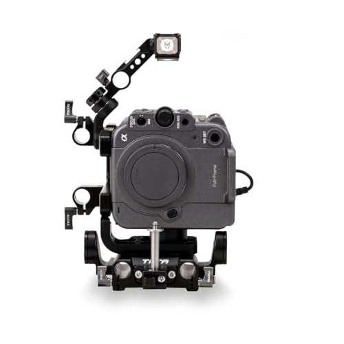 Tilta Vertical Mounting Camera Cage Kit Compatible with Sony FX6 | Includes: Baseplate | Side Arm | Functional Top Plate | Battery Plate | Vertical Mounting Plate | Video Mounting Bracket | Top Handle - style: Vertical Mounting Kit (V-Mount)