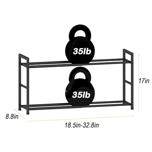 VYES 3D Printer Filament Storage Rack, 2-Tier Expandable Desktop Organizer, No Tools Needed Assembly, Holds 24 Spools for PLA/ABS/TPU, Rolling Spool Holder for Home, Office & Workshop