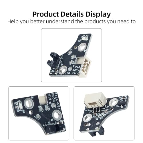 Replacement of Filament Detection Board for K2-Plus: Original Extruder Part Material Sensor Module PCBA Break Detector Compatible with 3D Printer Creality K2 Pro Combo K2P M300