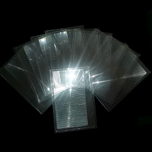 Drema Credit Card Sized Magnifying Lenses, Wallet Magnifiers 3X Lenses for Reading or Fire Starter (10Pcs)