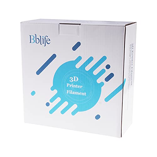 BBLIFE Silk PLA Filament, Sapphire Blue 1.75mm PLA 3D Printer Filament - color: Blue