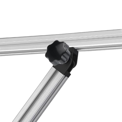 Oedema 4 Sets 2020 Aluminum Extrusion Profile Connector, Black - style: Style D-Black