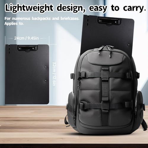 FRETONBA Clipboard Folder, A4 Foldable Black - style: 1Pack- Black