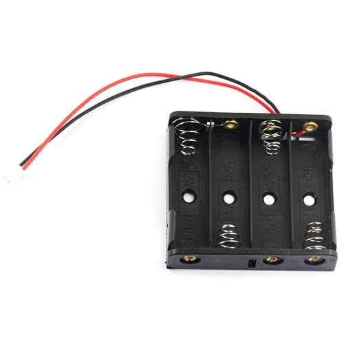 2pcs 4X 1.5V 4 AA Battery Holder with XH 2.54mm Connector 6V 4AA Battery Holder with Wire Leads