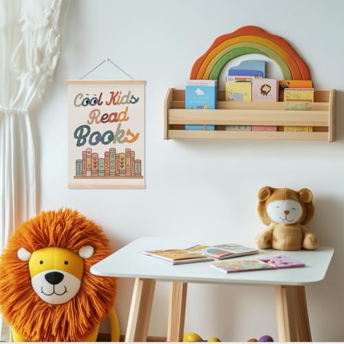 Reading Poster Hanger, Reading Nook Library Decor Wall Decor - color: Multi 0051