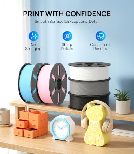 JAYO PLA 3D Printer Filament 1.75mm, 1.1kg Reusable Spool, Pink - color: 1.1kg Pink