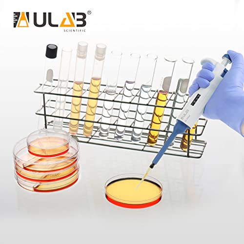 ULAB Single Channel Pipettor, Adjustable Volume Micro Pipettes, Vol.Range.10-100μl, ULH1018 - style: 10-100μl