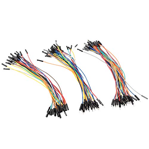 SIM&NAT 8-inch / 20cm Dupont Male & Female Breadboard Jumper Wire 90 Pcs Kit for Arduino/Raspberry Pi 2/3