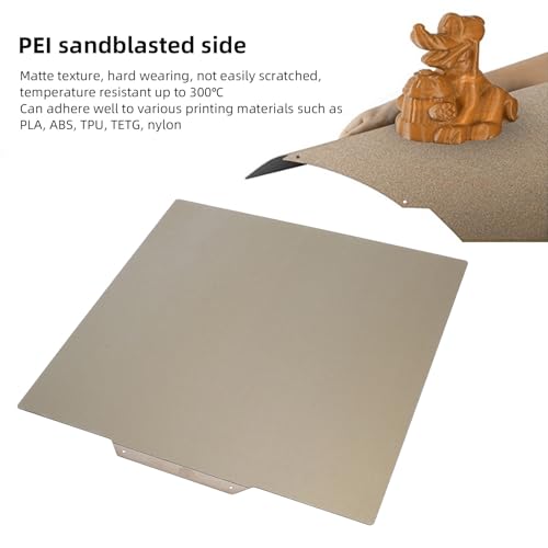 Double Sided PEI Build Plate 250x250mm, Flexible Magnetic