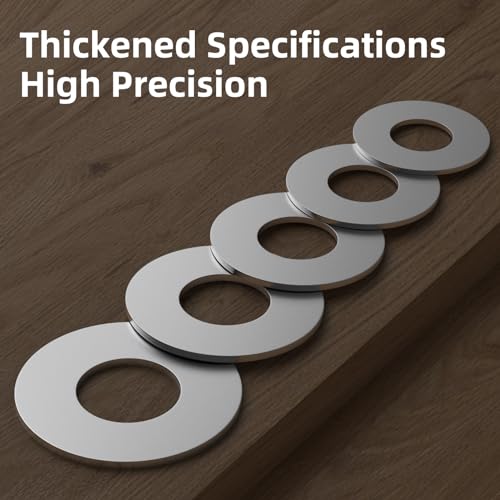 VGBUY 400PCS 5/32 Flat Washers for Screws and Bolts, 7/16 OD, Thickened 304 Stainless Steel 5/32 Washer Flat, Hardware Washers for Home, Industry, Indoor and Outdoor Use - size: 5/32"×7/16 (400PCS)