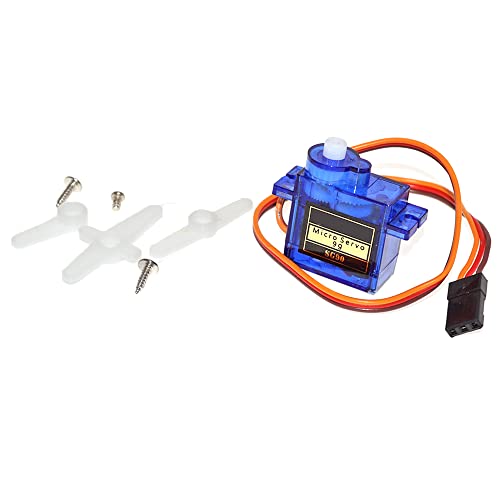 Servo Motor SG90 180 Degree for Arduino, ESP32, ESP8266, Raspberry Pi, 2 Pieces