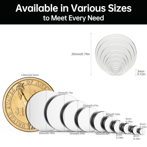 500Pcs Magnets for 3D Printing, Rare Earth Magnets for Crafts - color: Mix-6Size, size: 500