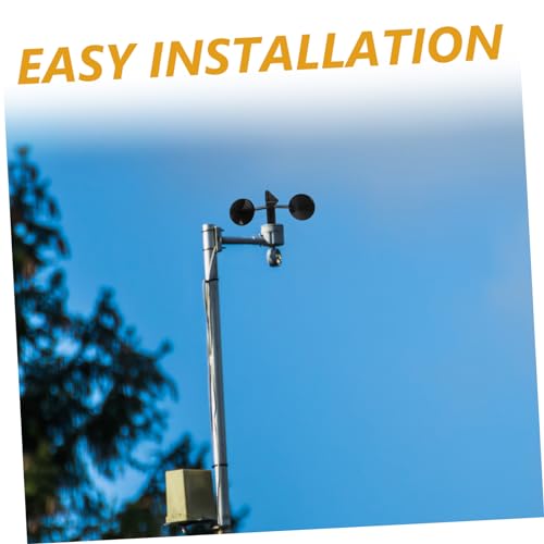 Anemometer Cup Replacement 3 Cup Wind Speed Sensor Housing Lightweight Wind Meter Accessory for Outdoor Weather Monitoring Easy to Install 5.90 X 5.90 X 2.44 in