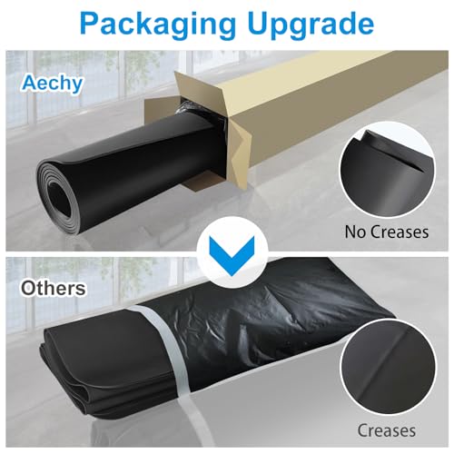 AECHY Silicone Mats for Kitchen Counter 47"x23.6"x0.08”, Largest Heat Resistant Mat Shipped Rolled Up Kitchen Island Silicone Countertop Protector Mat Nonslip Extra Large Counter Mat, Black - color: Black, size: 47"L x 23.6"W