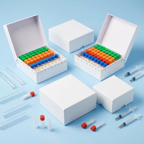 18 Pack 81 Wells Flip Caps Cardboard Freezer Box