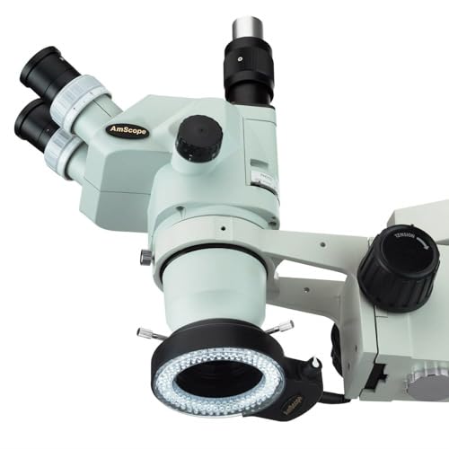 AmScope LED-144B-ZK 144 LED Ring Light, Black Housing - style: LED-144B-ZK