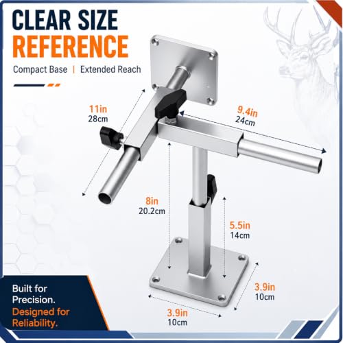 3 Axis Steel Taxidermy Stand Kit, Universal Mount for Specimen Projects