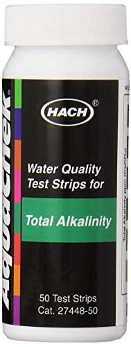 Hach Total Alkalinity Test Strips, 0-240 mg/L, 50 Tests, 2744850