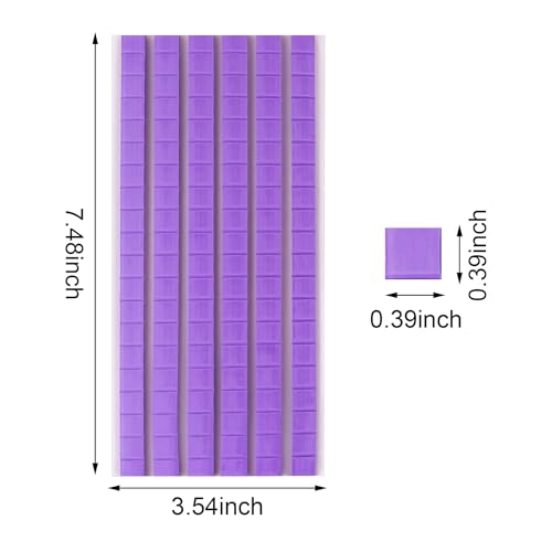 Feosky Adhesive Poster Sticky Tack Putty, Reusable and Removable Adhesive Putty, Mounting Putty for displaying Wall Paintings, Picture, Decoration, Crafts (Purple, Pack of 2) - color: Purple, size: 2Pack