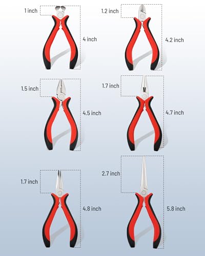 6-Piece Mini Pliers Set