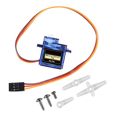 DIANN 6pcs SG90 9G Micro Servo Motor Kit for RC Robot Arm Walking Helicopter Airplane Car Boat Control with Cable M-F