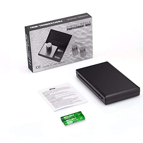 Portable Digital Scale 200g x 0.01g Accuracy,Weighing Electronic Scales Jewelry Scales Mini Digital Grams Scale Small Food Scale Ounces Grains Scale 200g Digital Pocket Gram Scale(Digital Scale) - color: Digital Scale