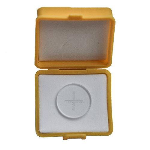0.1mm High Precision Ocular Micrometer Microscope Micrometer Cross Microscope Calibration Ruler Slides The Micrometer Eyepiece