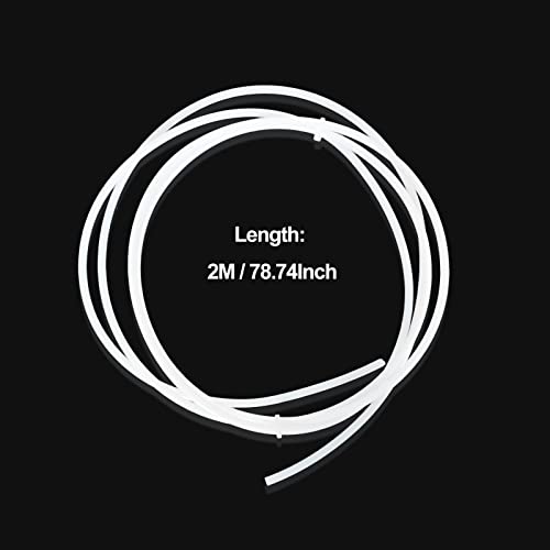 2M (6.56ft) PTFE Teflon Tube for 1.75mm Filament - color: PTFE Tube