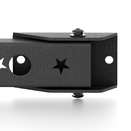 YZONA for Wrangler TJ Heavy Duty Reinforced Tailgate Hinge Set Compatible with 1997-2006 Wrangler TJ 2 PCS Steel Rear Door Hinges Tail Gate Hinge Bracket for 2/4 Door (Black) - size: Wrangler TJ