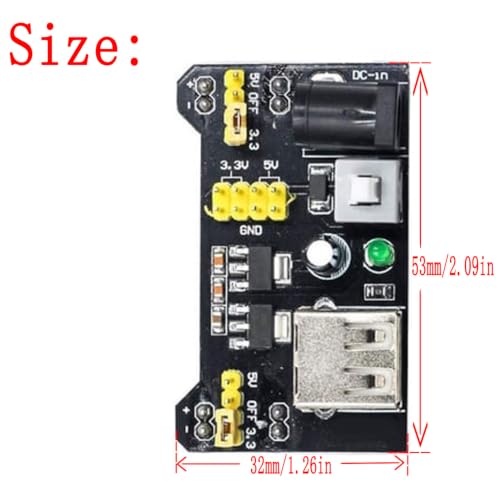 gotor mb102 solderless breadboard Power Supply Module Prototype breadboard
