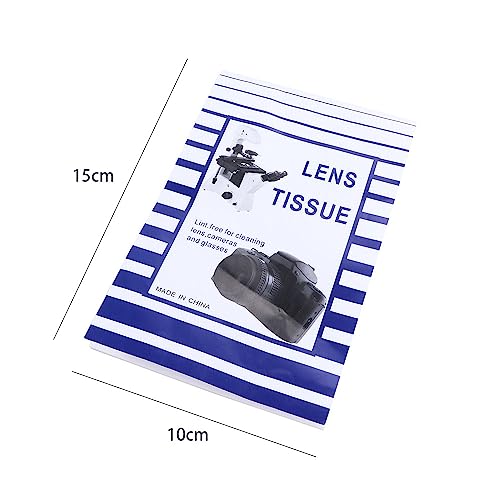 Vctitil 500-Piece Lens Cleaning Paper for Camera, Microscope, & Computer Screens - White Paper Tissues