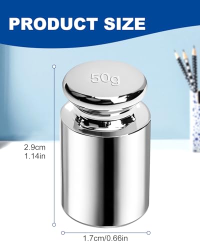 UCEC Calibration Weights for Digital Scale, 50g Gram Weights - size: 50g