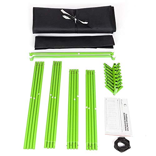 Grow Tent, 2x2 Feet Mylar Hydroponic Grow Tent with Obeservation Window and Floor Tray for Indoor Gardening Plant Growing (24"x 24"x 48") - size: 24"x24"x48"