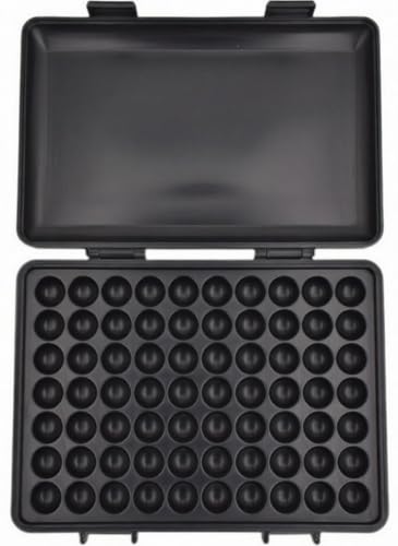 3D Printed Vial Storage Case - Waterproof 3ml Vial Storage Case with 70 Slots - Hard Shell Essential Oil Case - Home, Freezer, Travel, 16mm Max Diameter, 35mm Max Height - color: Black, size: 70 Slots