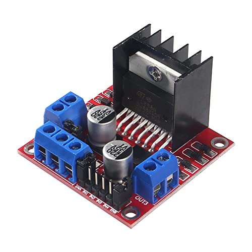 2PCS L298N Motor Drive Controller Board Dual H Bridge DC Stepper Robot Stepper Motor Control and Drives Module