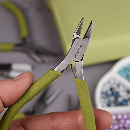 The Beadsmith Fashion Color Pliers, Jewelry Making Supply Set of 8 - color: Light Olive