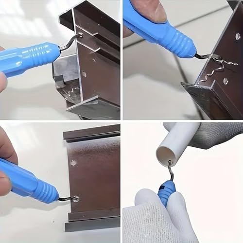 1Pc Blue Stainless Steel NB1100 Deburring Tool Kit Precision Edge Burr Removal on Copper,Iron, Brass,and PVC Plumbing Pipes,3D Printing Plastics,Resin Art,Metal Work,Deburring Cutters Cutting Tools