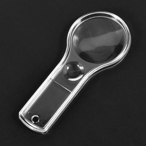 SenseYo 30 PCS Clear Mini Magnifying Glass for Kids, 5X Small Kid Magnifier for Hobbies, Science, Study - size: 30