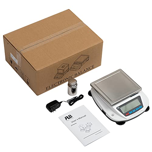 FLB Lab Scale 2000g 0.01g Digital Analytical Balance Top Loading Scale - style: 2000g x 0.01g (Square Tray) With Calibration Weights