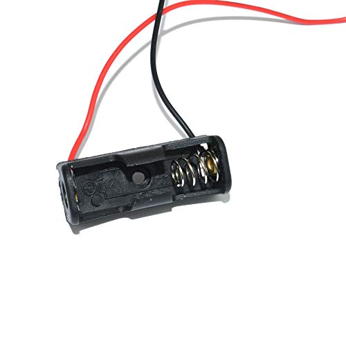 Battery Case Holder Box 12V 23A Battery with Black and Red Wire Leads (12 Pcs) - size: 12 PCS-23A