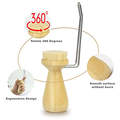 Evemodel WH02 Wooden Magnet Painting Handle with Bases Coloring Wargame (Rubberwood - High) - style: Rubberwood - High