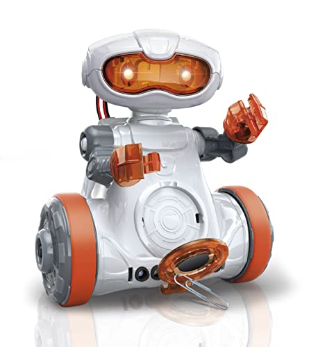 Clementoni- Science & Play Mio Robot: Interactive STEM Learning Robot with App, Obstacle Avoidance & Drawing Function (8+ Years)