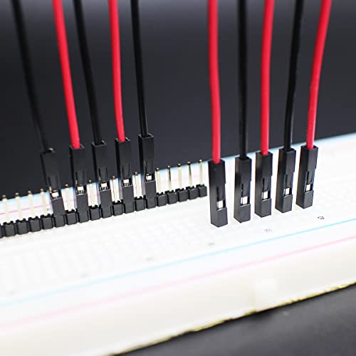 Breadboard Jumper Wires 20AWG, Bestlus Exclusives Male to Male Jumper Wires 6''/15CM Pack of 120 Square Head 0.1'' (15CM / 6'', M/M, Red x 60 Pieces Black x 60 Pieces) - color: Male-Male, 15CM- BR, size: 15CM / 6''