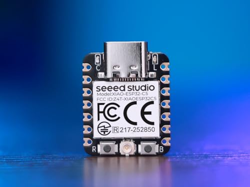 Seeed Studio XIAO ESP32-C5 Development Board, 2.4/5GHz Dual-Band Wi-Fi 6 - color: ESP32C5, size: 1PCS