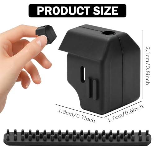 7pcs Silicone Nozzle Set with Cleaning Brush Kit for Anycubic Kobra X, Anycubic Kobra X Nozzle for 3D Printer