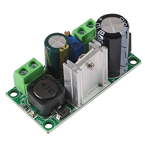 UMLIFE 2PCS 3.3V 5V 6V 9V 12V 24V Mini AC DC to DC Buck Step Down Adjustable Volt Converter - color: 2PCS